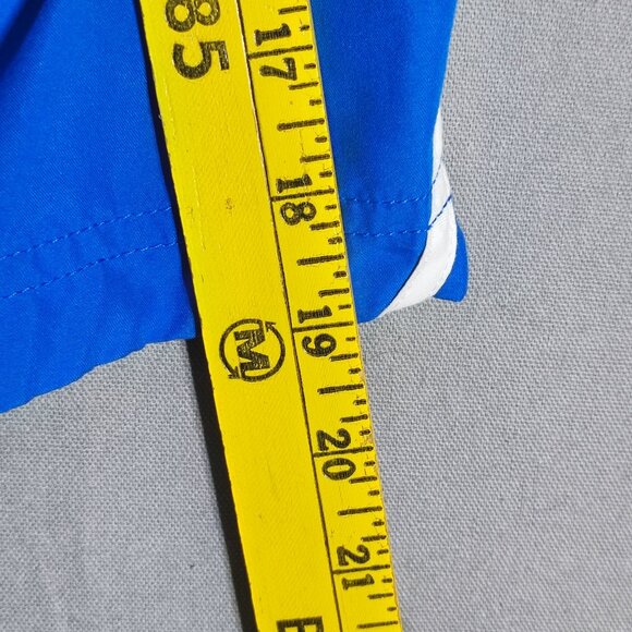 Speedo swim trunk men's size L light blue with grey colour - Picture 11 of 12